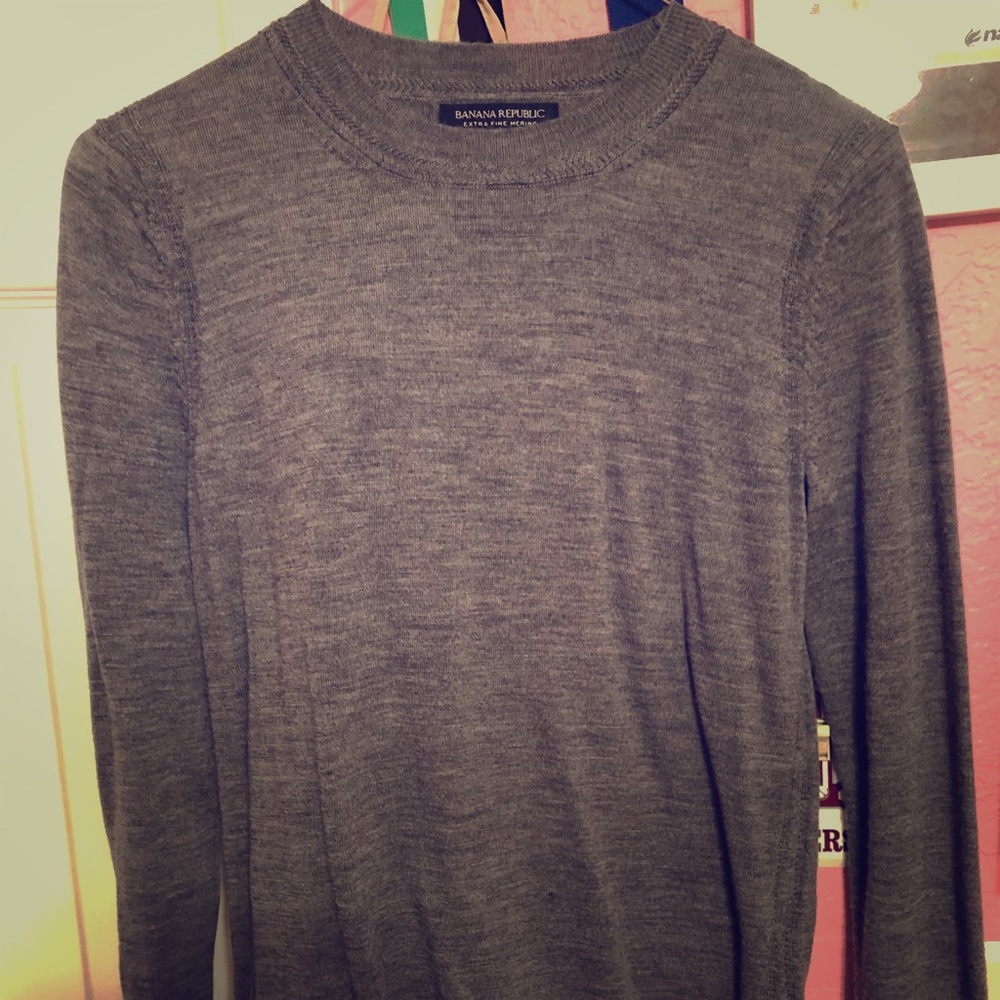 Extra fine merino banana republic sweater